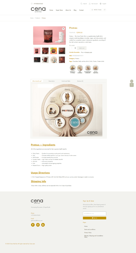 Case-Cena 13 Proteus - Product page